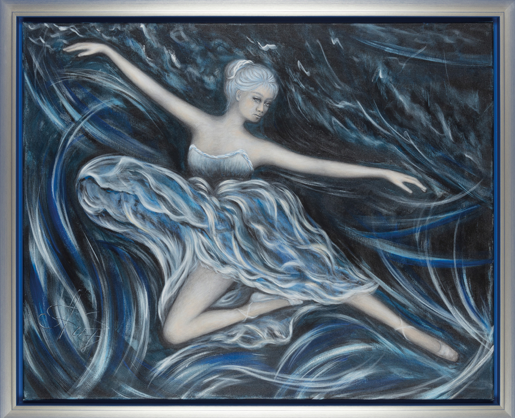 Lydia Gutnikova - Nymphentanz - #011, 2015 Acryl, Leinwand 110 x 90 cm